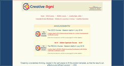 Desktop Screenshot of creativeagni.com
